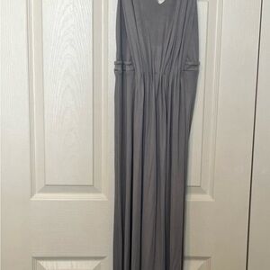 Banana Republic Gray Maxi Dress